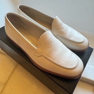 CHANEL Vintage UNUSED Leather Soles IN BOX